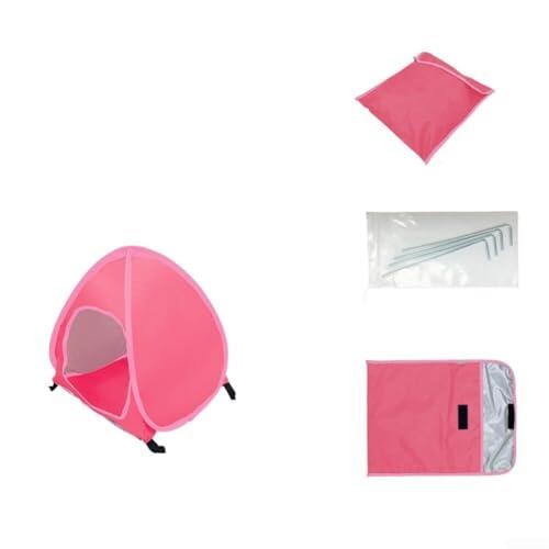 Tienda de campaña para mascotas con protección UV, instalación portátil para perros, cabaña de playa para animales pequeños, casa de sombra para gatos al aire libre para camping, parque, viajes (M