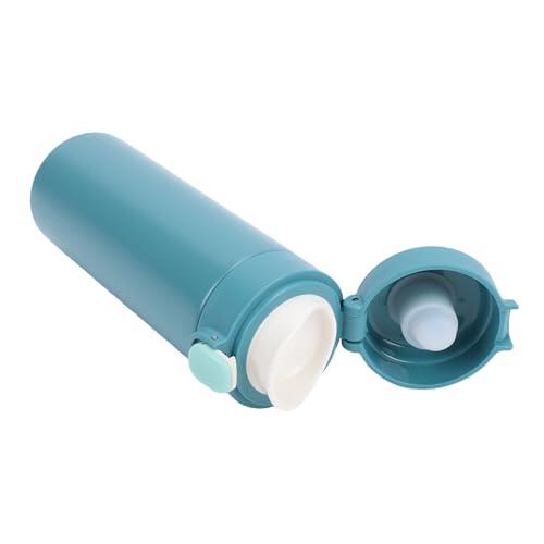 Zunate Botella de Agua Aislada Portátil a Prueba de Fugas con Tapa Abierta para Entusiastas del Aire Libre (320ML)