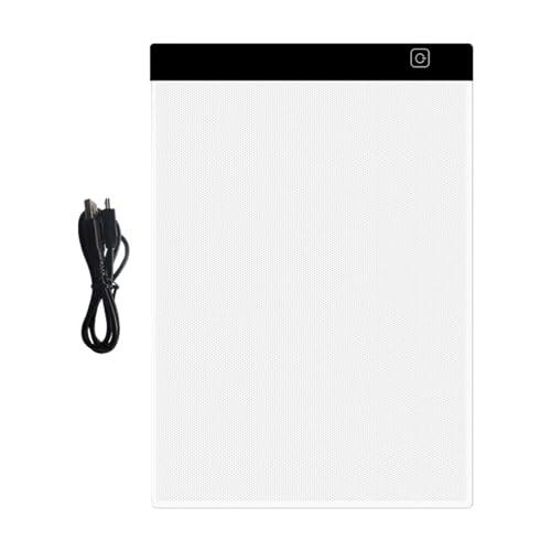 Jiangbered A4, Panel LED, Tablero de Calco, Almohadilla de Luz Multifuncional para Dibujar, 3 niveles de atenuación