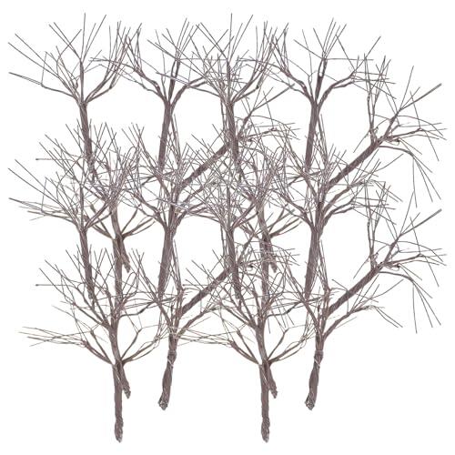 iplusmile 20 Piezas de Troncos de Árbol en Miniatura para Microdioramas, Suministros para Dioramas y Manualidades Creativas en Hogar y Oficina