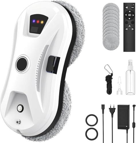 Osmo RoboClean Robot limpiador de ventanas automático con fuerte succión y pulverización de agua, navegación inteligente y reconocimiento de bordes, para vidrio, espejos, azulejos, interior y exterior