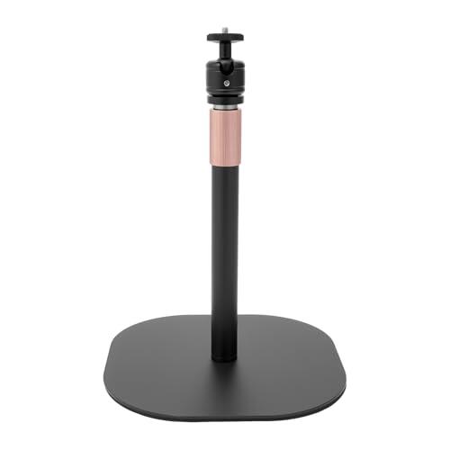 Quarteen Soporte para proyector, altura ajustable, soporte para proyector, suelo, cine en casa, soporte para proyector, moderno, negro, 65-120 cm, flexible, oficina, salón, dormitorio, estable, 27 x