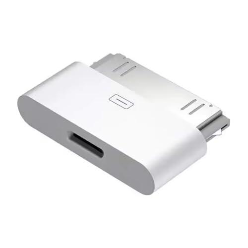 FackLOxc Adaptadores de Cable de 30 Pines a USB C de 8 Pines para Productos Vintage, incluidos Pad 1 2 3 y Phone 4 4S