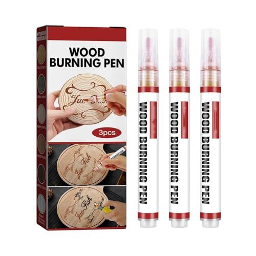 Rotuladores para Quemar Madera,Bolígrafos De Combustión De Madera,Precisión y Fácil Uso,Ideal para Artesanía y Bricolaje,Perfecto para Principiantes
