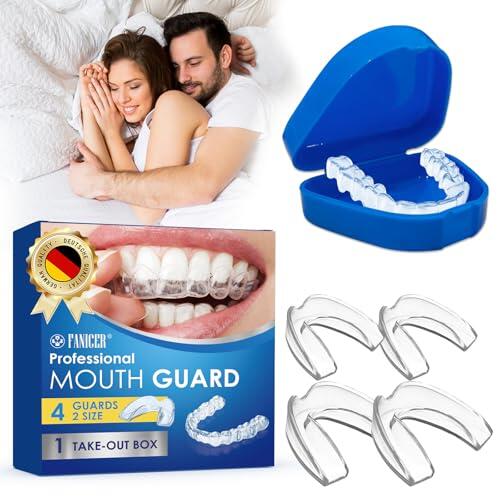 4 Piezas Férulas Descarga Bruxismo, Protector Bucal Dormir, Protector Anti Ronquidos, Reduce Los Ronquidos, Ajuste Cómodo, Mejora El Sueño, Para Adultos