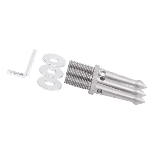 FackLOxc Picos de pies para trípodes de Metal con Llave para trípodes con Rosca de 3/8 Pulgadas, monopié para Varios entornos, Picos de Soporte de montaña