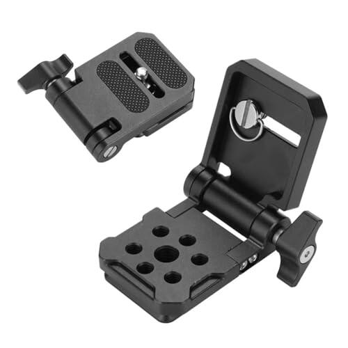 YGBWAOV Soporte Plegable para Cámara en L, con Conmutación Vertical y Horizontal, Placa de Liberación Rápida, Estabilizador de Monopié, Accesorios, Cabezal de Trípode.