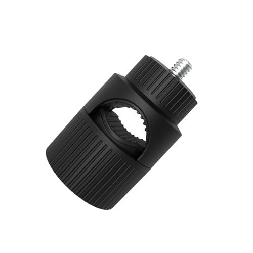 FackLOxc Abrazadera de Tubo de con Tornillo de 1/4 de Pulgada para trípodes de Montaje de cámara y teléfono, Soporte Multiusos de 12Mm a 23Mm de diámetro