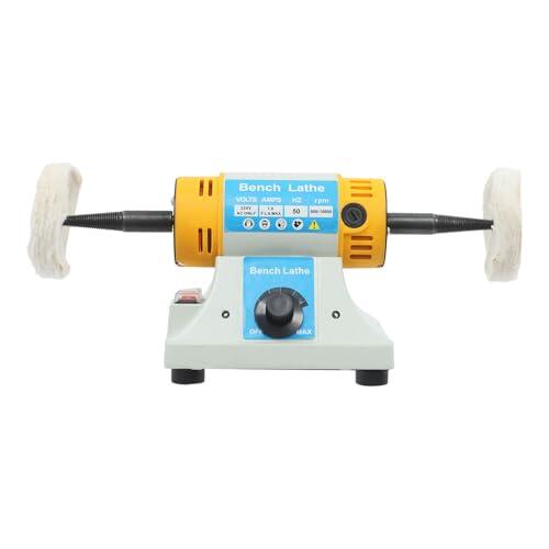 Pulidor de joyas de 3 kg, 320 W, máquina de pulido de joyas, gemstone puliding Machine10000 RPM, pulidora de tambor rotativa acción biidireccional para pulir piedra roca hierro joyería