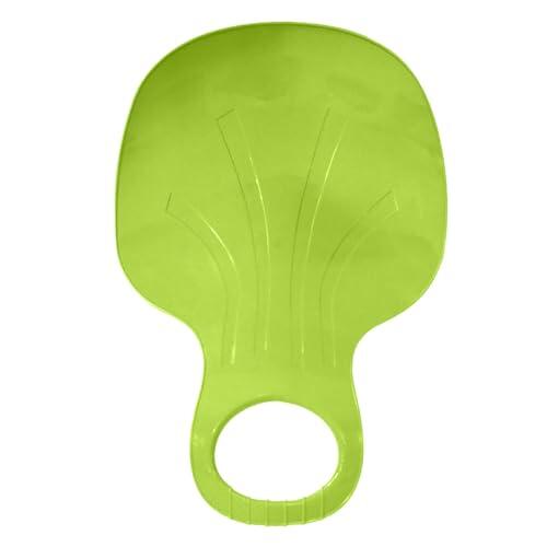Generisch Tabla de trineo para deportes de invierno para adultos, juego de trineo para exteriores, trineo de nieve, para niños pequeños, divertido, seguridad (verde, talla única)
