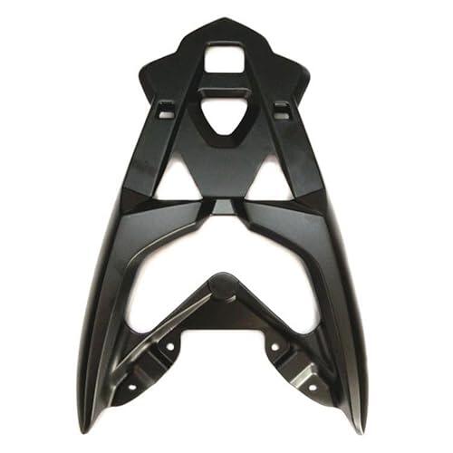 SATKIT Soporte Parrilla Trasera Compatible con NMAX 125 NMAX 155 2017-2020 Aluminio y Acero Inoxidable Negro