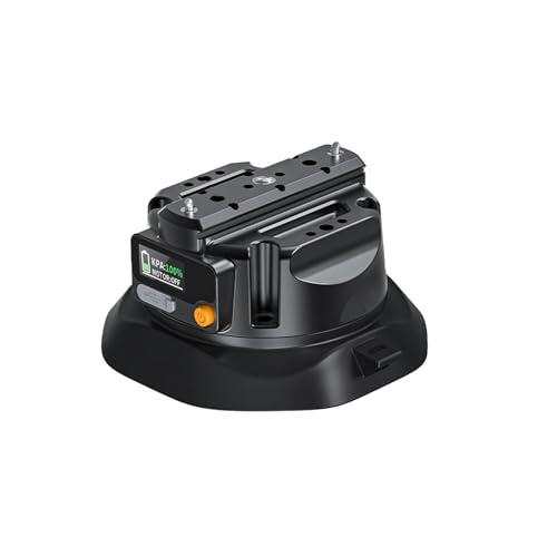 ciciglow Ventosa Electrónica de 4,5", Soporte de Succión Estable con Detección Automática de Presión, Soporte de Montaje de Aleación de Aluminio Premium para Cámara de Acción Cáma