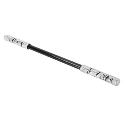 Bonbela Jingu Bang Juguete Iluminado Telescópico Control de Voz Activado por Soplado con 7 Colores Efectos de Sonido Batería de 500 MAh para Cosplay Cumpleaños (Oro Blanco)