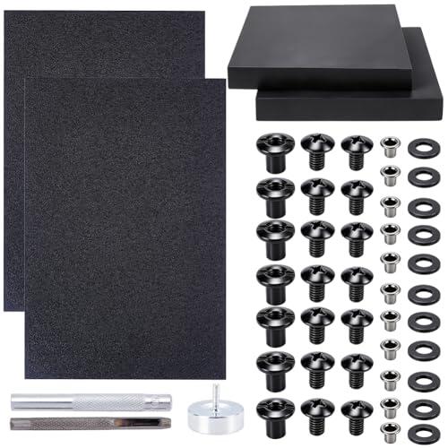 OLYCRAFT - Juego de 259 piezas para fabricación de estuches, kit de fabricación de estuches que incluyen espumas termoconformadas, tabla de EVA con ojales, perforador, arandelas para realizar Quilla
