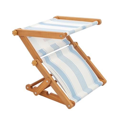 Flamingueo Reposacabezas con Cojín - Para Playa, Piscina, Camping - Parasol UPF50+ - Ajustable 2 Posiciones - Poliéster - Azul