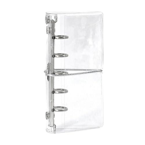 para cuaderno | de diario rellenable con cinta de cierre, transparente de 2,5 cm, para estudiantes, jóvenes, escuelas, hogar, oficina, diario de viaje