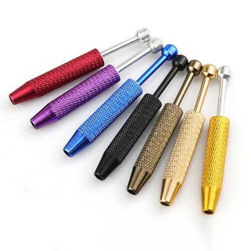 EasyByMall Herramienta de recogida de 4 garras de acero inoxidable para componentes electrónicos, pinzas para joyas, cuentas, chips IC, tornillos pequeños, fabricación de modelos