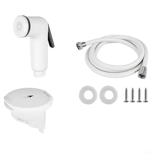 HomeVortex Kit de cabezal de ducha fuera de borda retráctil para barco, yate marino, rociador de lavado de popa de cubierta de manguera de 2,5 m con diseño de agujero fino, sistema de ducha de