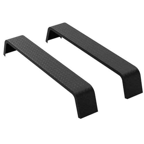 Garvee Para Remolque Doble Eje, Acero De 14 Gauge Con Diseño Antióxido y Patrón Diamante, 72"X10"X13", Juego De 2, Aptos Para Neumáticos 13"-15", Ideales Para Remolques De Coche, Paisajismo y Utilidad