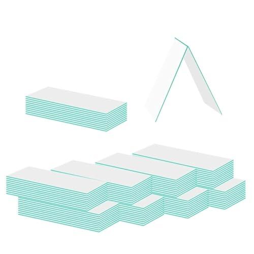 Jnchdghwa Placa Analítica para Cromatografía en Capa Fina de 2,5 X 7,5 cm con Gel de Sílice Clásico GF254 y Soporte de Vidrio, Paquete de 80 Unidades.