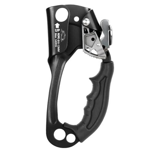 Jnchdghwa Dispositivo de Ascenso de Mano para Escalada en Al Aire Libre, Herramienta de Cuerda de Escalada para Mano Derecha de 8-12mm