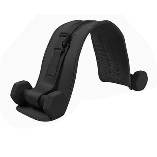 Jnchdghwa Cinturón de Elevación de Cadera para Ejercicios - Cinturón de Elevación de Cadera con, Grueso y, Cómodo para y Pesas Rusas, Color Negro