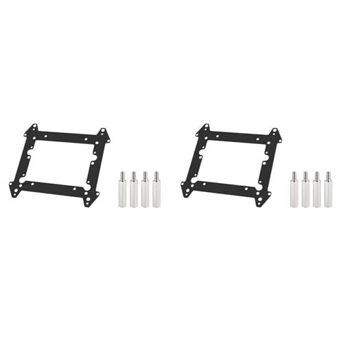 Hndhbfgrt 2X Soporte para Disco Duro con Ventilador de 12 cm SSD Soporte para Disco Duro de 3,5 Pulgadas Soporte de Apilamiento Multicapa Extendido Accesorios para Computadora