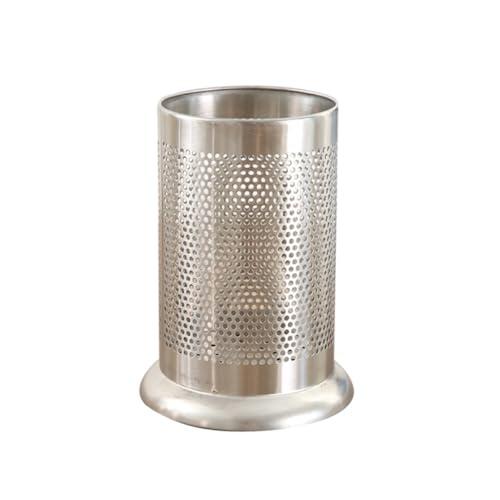 TOYANDONA Organizador de Utensilios de Acero Inoxidable Grueso con Orificios de Drenaje para Almacenamiento Encimera Soporte Resistente para Cubiertos y Palillos Cocina