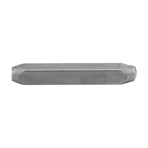 Alomejor Sello de Acero Sello Premium de Acero Al Cromo Vanadio para Personalizar Cuero de de 6 Mm para Metalurgia (con alto contenido de carbono 2)