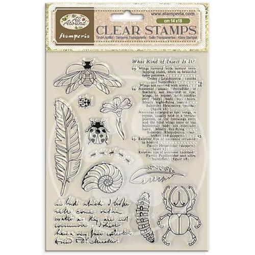Stamperia - Acrylic Stamp for Scrapbooks, Albums, Cards, Bullet Journals and More, Transparent, Long Lasting, Easy to Clean, Perfect for Crafts and Gifting (All Around)