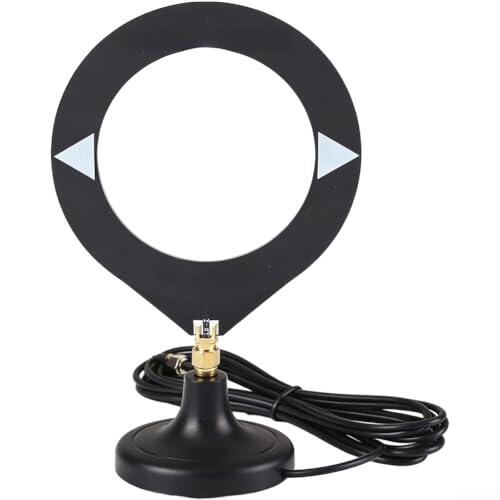 10kHz-180MHz Antena de Banda Ancha Donut para Receptor con Base SMA y