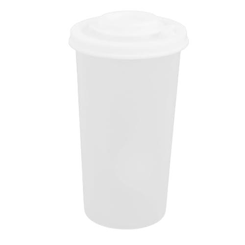 Alomejor Pequeño Tarro de Plástico para Condimentos con Tapa con Agujeros, Dispensador Hermético para Picnic Al Aire Libre, Cocina, Blanco