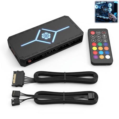 Optimiza la refrigeración y la iluminación de tu PC con el Hub ARGB PWM 2 en 1