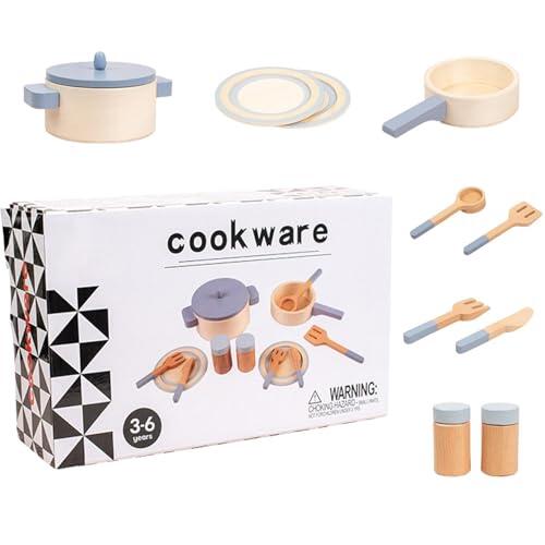 Análisis Detallado: Set de Utensilios de Cocina de Madera para el Juego Infantil