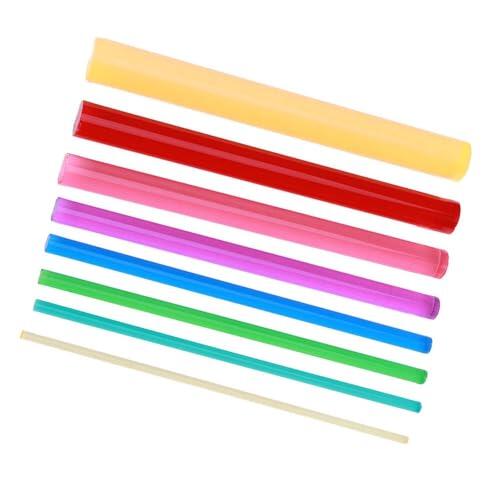 AKLOSIPY Juego de 8 Herramientas de Punteado de Mandala con Barra Acrílica para Pintar, Rocas, Arte de Uñas y Varias Manualidades, y Juego de Herramientas de Punteado de Patrones Livianos (Palo