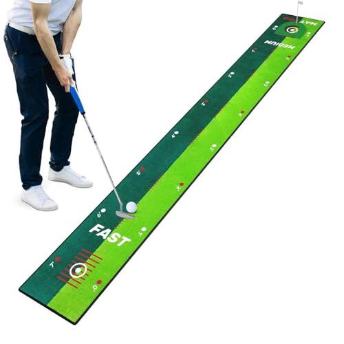 Putting Green Interior 30 x 249 cm Antideslizante Golpeo Exterior