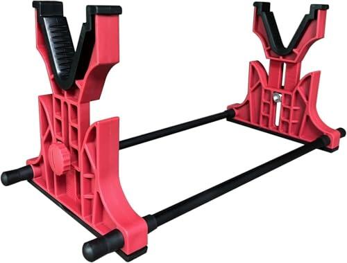 HUGDSB Soporte de Limpieza de Armas Compacto portátil, Soporte de Mantenimiento de Pistola de Aire, exhibición de Arma de Fuego y Accesorio de Campo de Tiro