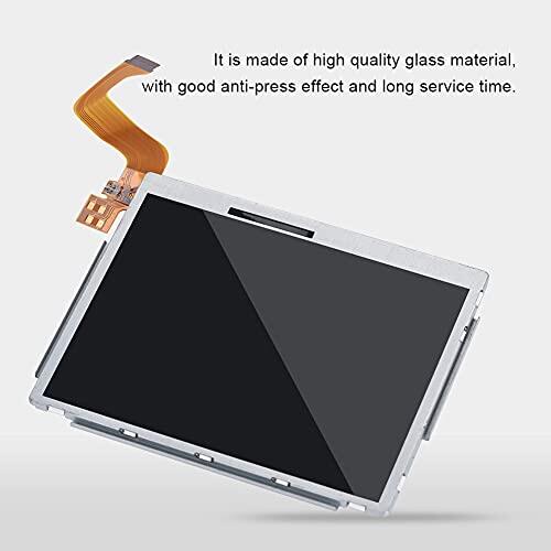 Yctze Pantalla LCD Superior de Repuesto para Vidrio Xl, Fácil Instalación, Compatible con Juegos del Xl Pantalla LCD Superior, para, de Repuesto, para, Repl (NDSI)