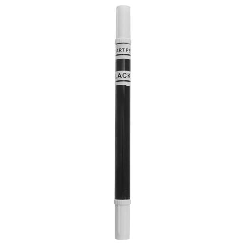 Tofficu Bolígrafo Comestible para Decorar Pasteles y Galletas, Rotulador Negro de Plástico Punta Ancha, Adecuado para Repostería y Decoración de Alimentos