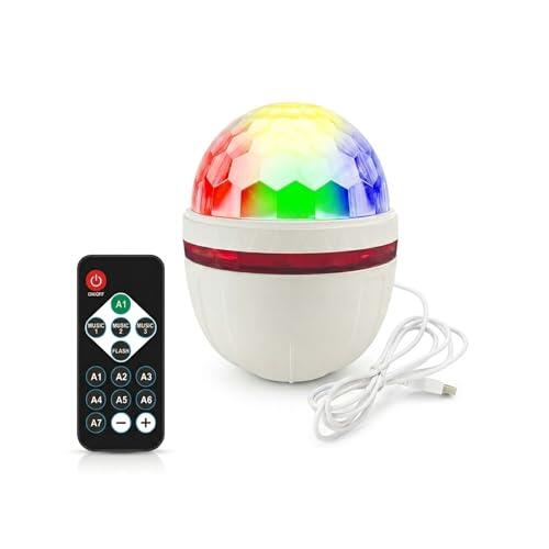 Ilumina cualquier espacio: Análisis de la bola de discoteca Wekity con control remoto