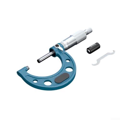 Juego de equipos de medición de precisión que incluye micrómetros exteriores para dimensiones de 0-25 mm, 25-50 mm, 50-75 mm, 75-100 mm (25-50 mm)
