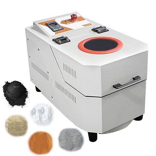 Molinillo de laboratorio con tarro de acero inoxidable de 100 ml, micras nano molienda fina 800 RPM ajustable para suelos húmedos y secos y preparación de muestras
