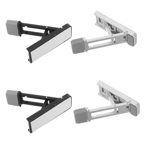 TOVINANNA 4 Piezas Soporte Ergonómico Ajustable con Aleación de Zinc, Diseño Portátil y Ángulos de Inclinación para Comodidad en Clase o para Teclado y Mini Portátil