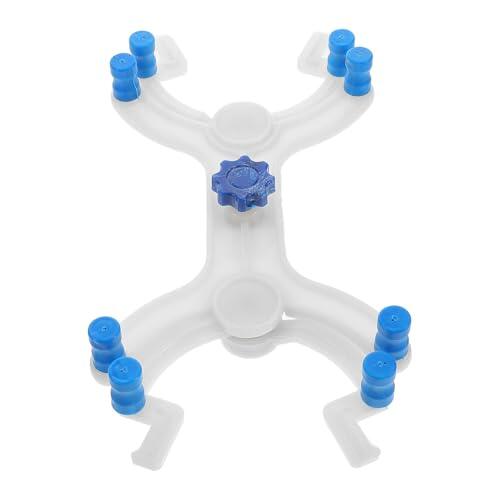 PRETYZOOM Abrazadera Ajustable de Plástico para Laboratorio Diseño Multifuncional, Soporte Seguro para Vaso de Precipitados y Tubos de Ensayo en Experimentos Científicos