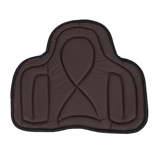 ZMellifluent Alforja Occidental, alforja para Caballo con diseño Engrosado Que Absorbe los Impactos, alforja de Cuero sintético de Ajuste ceñido y Transpirable para la equitación y el Uso en (Marrón)