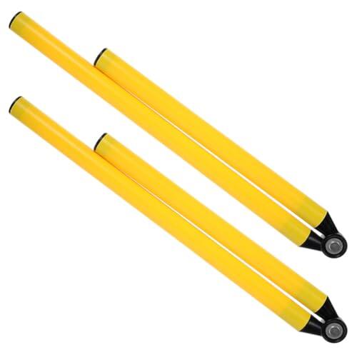 Tofficu 2 Piezas Caña para Deportes de Entrenamiento al Aire Libre Absorción de Impacto, Material Abs y Metal, Adecuado para Entrenamiento de Fútbol y Baloncesto