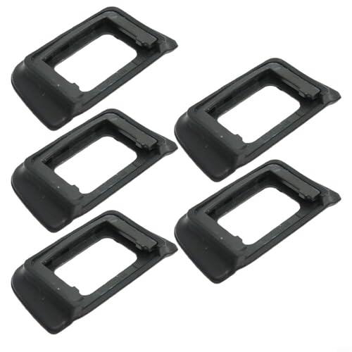 BildeeMait 5 oculares negros DK-20, compatible con D5200 D5100 D3200 D3100 D3000 D80 D70S D60, visor de cámara ocular para accesorio de repuesto