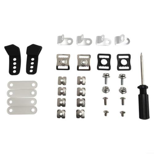Glewi Kit de reparación de casco de hockey de 31 piezas, juego de herramientas, destornillador para béisbol, sóftbol y fútbol