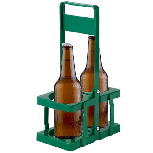 Genérico Estante Portátil para Cerveza, Cesta Plegable Portátil Cerveza,Cesta De De Mano Plegable | Portador De 2 Botellas De Whisky Y, Soporte para Latas De Y Vino Entrega Al