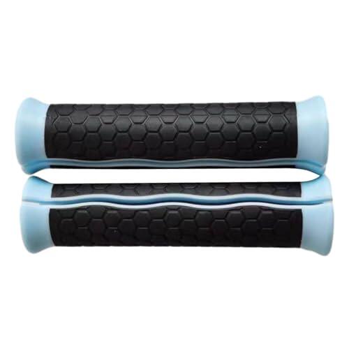 TUXCAXI Asas duraderas para bandas de resistencia diseñadas para un agarre cómodo durante el entrenamiento de fuerza. Ligeras y fáciles de transportar, mejoran la eficiencia, Azul, 15x4cm